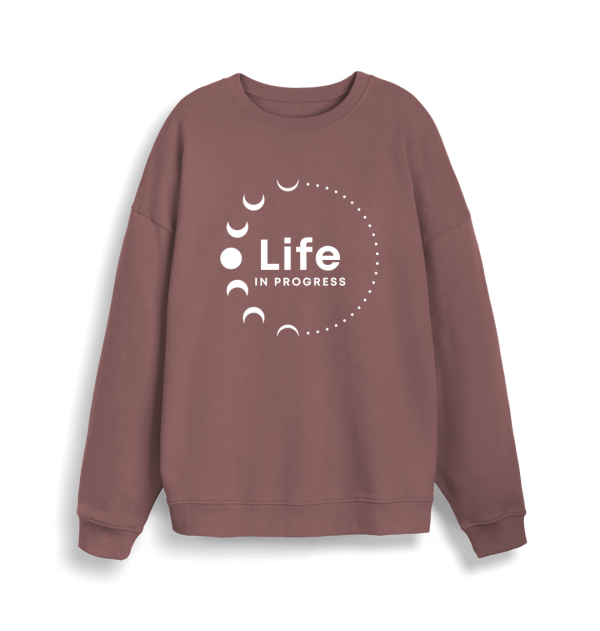 Life in Progress Oversized Sweatshirt - Image 2