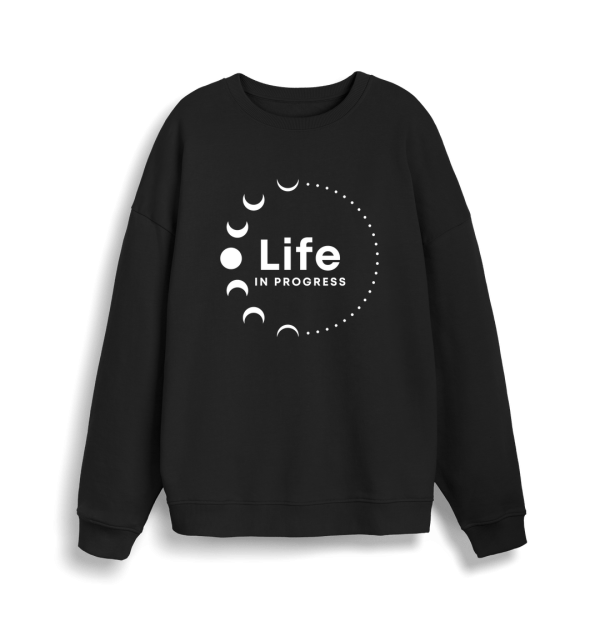 Life in Progress Oversized Sweatshirt - Image 3