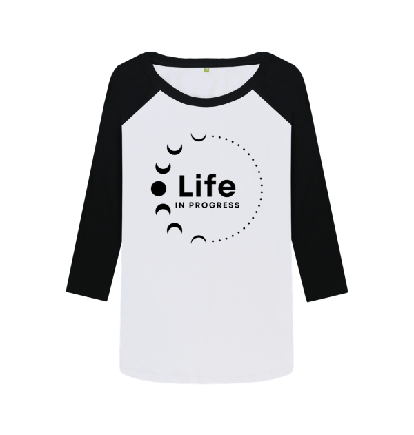 Life in Progress Baseball T shirt